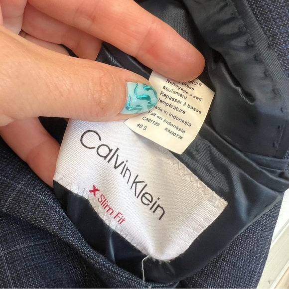 Calvin Klein - Slim Fit Suit Separates Jacket 40S - Picture 3 of 3